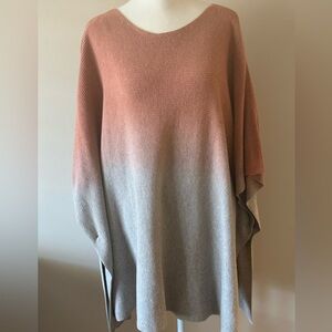 J. Jill Ombré Poncho One Size EUC
